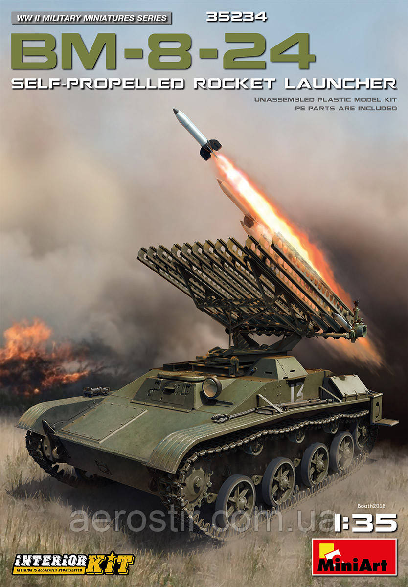 САУ БМ-8-24 1/35 MiniART 35234, фото 1