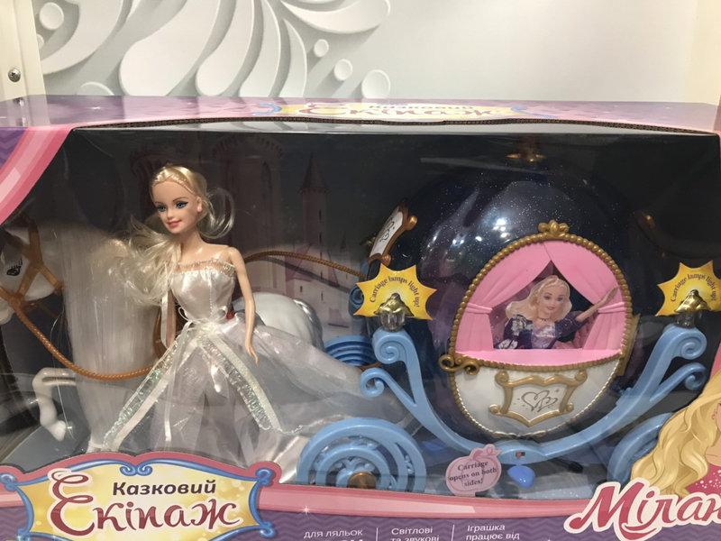 КАРЕТА З КУКЛЕЮ "СКАЗОВАНИЙ ЕКИПАЖ" 28903А, фото 1