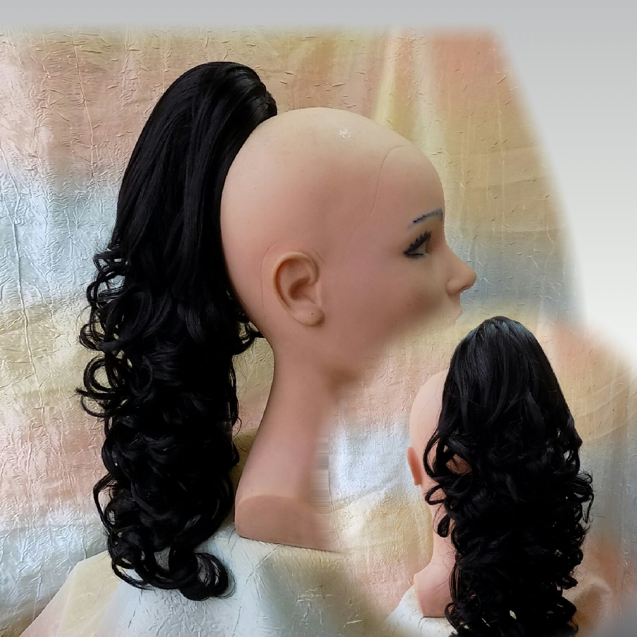 Хвіст хвилястий на крабі чорний Т19-1 ELEGANT, фото 1