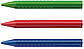 Крейда воскова Faber-Castell Plastic Grip тригранна в картонній коробці 12 кольорів, 122520, фото 3