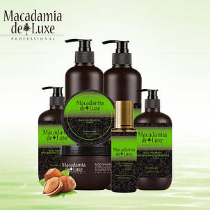 Догляд волоссям з олією макадамії De Luxe Macadamia