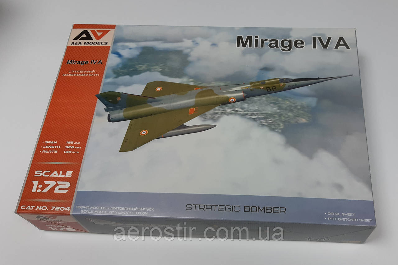 Mirage IV A 1/72 A&A Models 7204 - фото 2 - id-p819169322