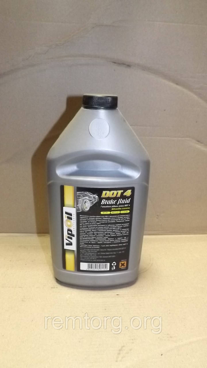 Гальмівна рідина VipOil brake fluid DOT4