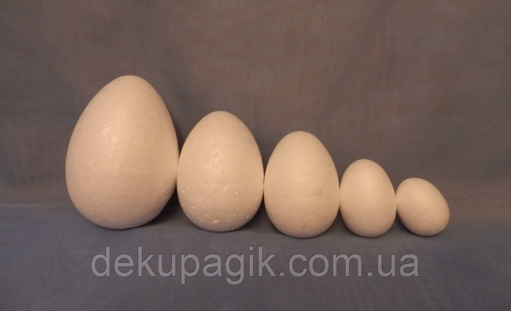 Яйце з пінопласту 15см, фото 1