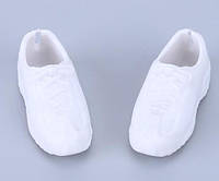Обувь для Кена, для шарнирной куклы мальчика белые кроссовки