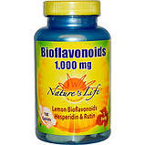 Біофлавоноїди 100 таб 1000 мг   для судин капілярів вен Nature's Life  USA, фото 3
