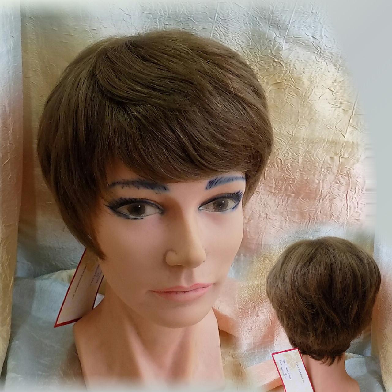 Перука з натурального волосся русявий NICOLE HH - 8, фото 1