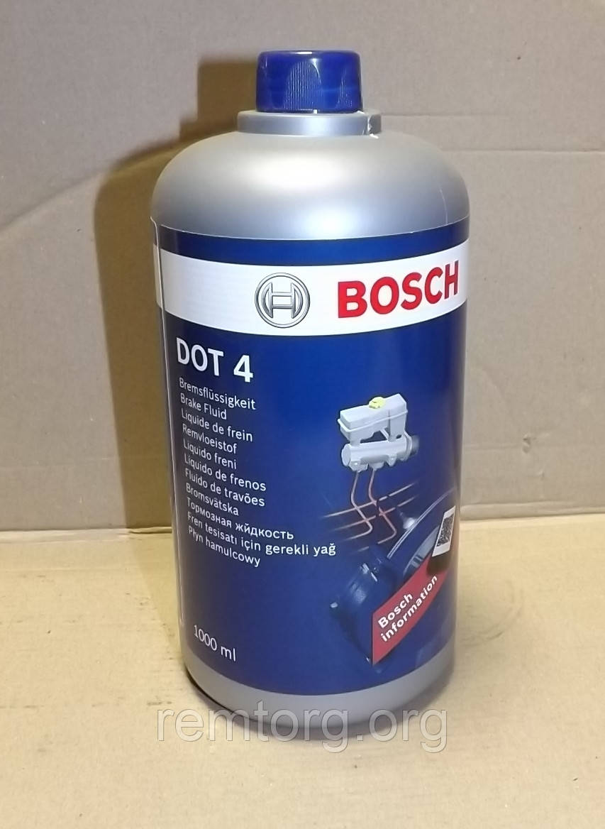 Гальмівна рідина BOSCH DOT 4 (1 л.)