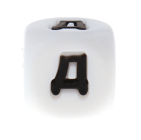 Буква — Д (силіконові намистини)