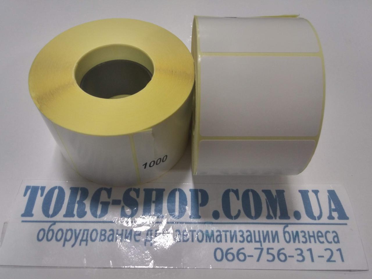 Термоетикетка Еко 58х40 (1000 шт. у рулоні) втулка 41 мм