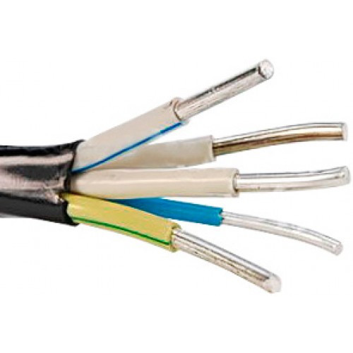 Кабель АВВГ 5х120 силовий, алюмінієвий, фото 1