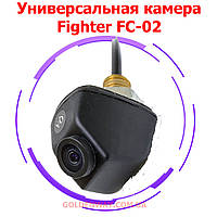 Автомобильная универсальная камера Fighter FC-02 для парковки переднего и заднего обзора врезная