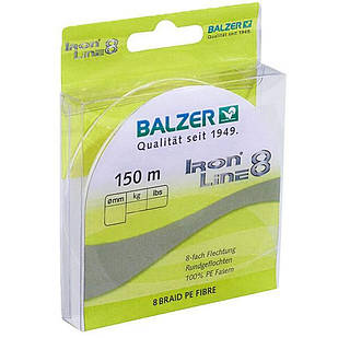 Шнур Balzer Iron Line 8x Yellow 150 м (жовтий) 0.08 0.21