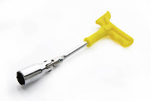 Ключ свічний, професійний з посиленою ручкою 16х250мм