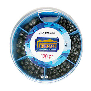 Печенню дріб Lineaeffe Soft Lead Split Shots набір 120гр.