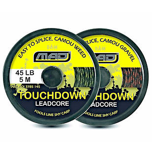 Лидкор DAM MAD Touchdown LeadCore 10м 45lbs/20кг (color-camou weed)