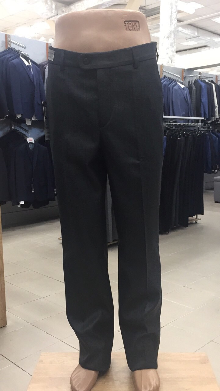Штани чоловічі  зимові West-fashion модель А 86 на флісі чорні