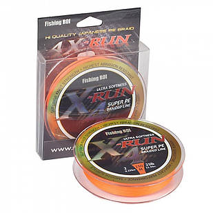 Шнур Fishing ROI X-Run Braid 4PE 150 м колір-Orange 0.104