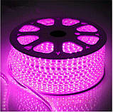 Світлодіодна стрічка AVATON 2835-120 220В IP68 рожевий, герметична, 1 м, фото 2