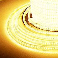 Світлодіодна стрічка AVT Premium 2835-120 220В IP68 теплий білий, герметична, 1 м