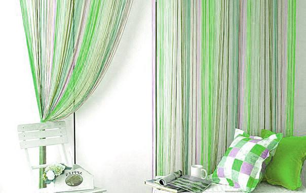 Нитяні штори - дует або соло? Що вибрати і де штори нитки купити?