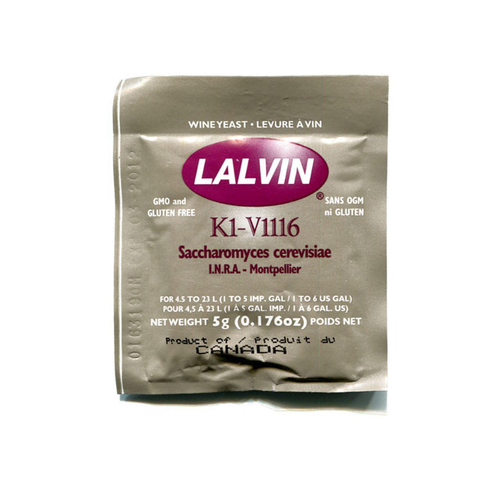 Універсальні винні дріжджі Lalvin all purpose (K1V-1116)