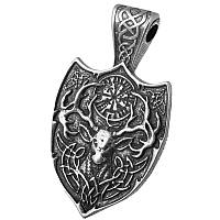 Кулон Священний Олень Сріблення / Кулон Священний Олень Сріблення 4x2 см