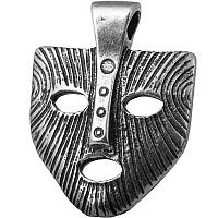 Кулон Маска Локі Сріблення / Кулон Маска Локі Сріблення 3x2 см
