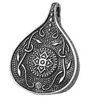 Кулон Щит Валькірії Сріблення / Кулон Щит Валькірії Сріблення 3x2 см