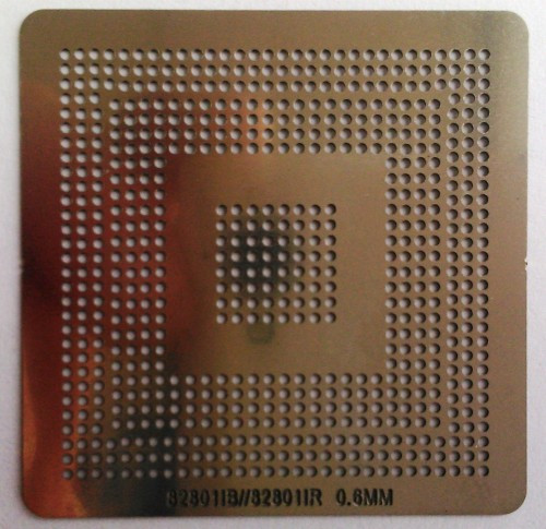 BGA трафарет 82801IB/82801IR 0,6 mm