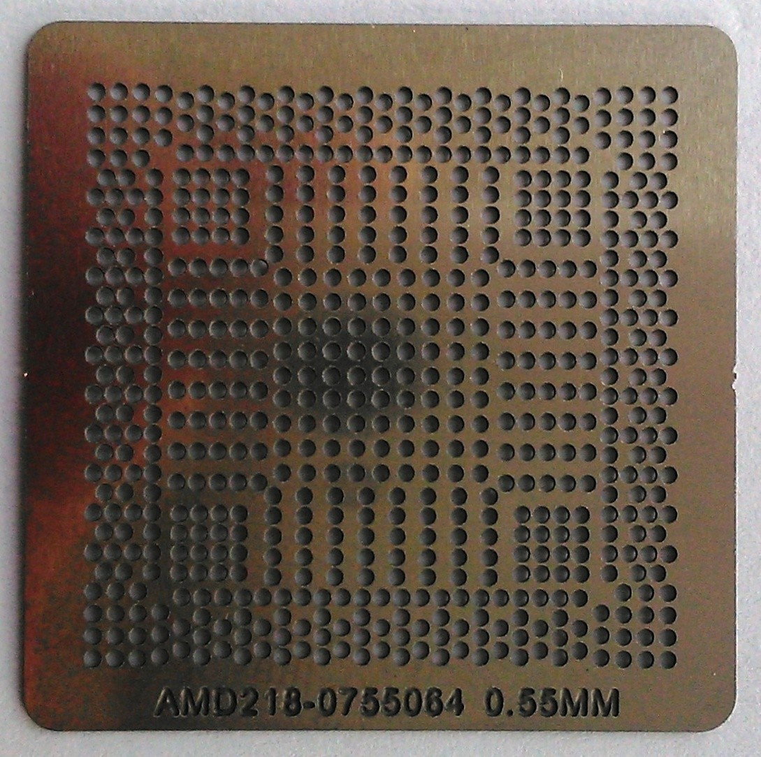 BGA трафарет AMD218-0755064 0,55 mm