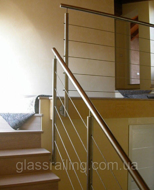 Огорожа драбини з неіржавкої сталі, фото 1