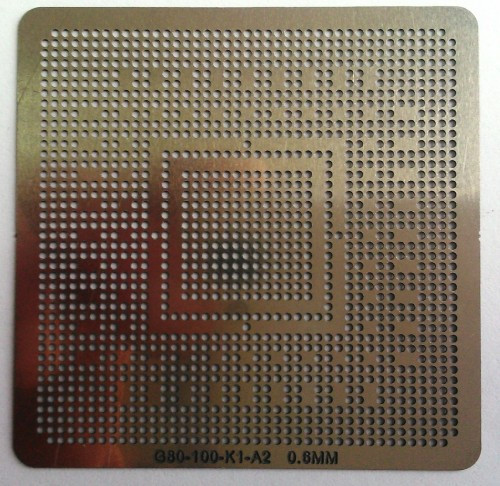 BGA трафарет G80-100-K1-A2 0,6 mm