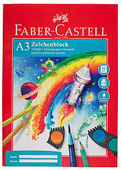 Скетчбук/ альбом Faber-Castell формат A3, 10 аркушів, щільність 100 г/м2, 212047