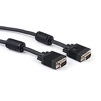 Кабель для монитора VGA-VGA 1.8м, с 2-я ферритами, Black