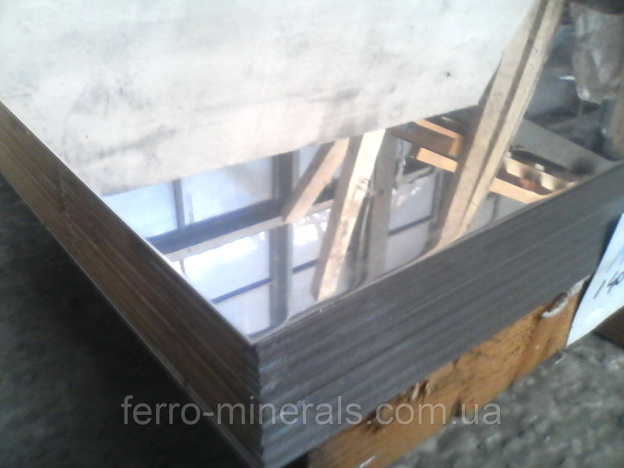 Неіржавкий лист 0,8х1250х2500 мм, AISI 430 (12X17), 2В+РI, фото 1