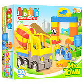 Конструктор JDLT 5106 будівництва, бетонозмішувач, фігурка, 30 деталей