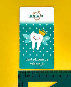 Магнитные визитки на заказ. Размер 90х50 мм 3