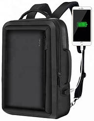 Рюкзак антивор Bopai 2в1 з USB-портом і відділенням для ноутбука, чорний (751-006551)