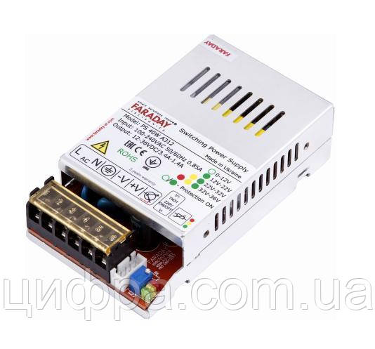 Блок живлення Faraday 80Wt/12-36V/ALU