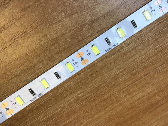 Светодиодная лента Premium SMD 5630/60 12V белая 6000-6500 IP20 Код.54869, фото 2