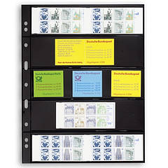 Лист до альбому Leuchtturm, GRANDE, 2x5 полос 216 х 56 мм, чорний, 5S