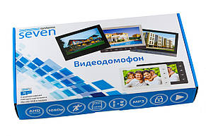 Відеодомофон 7 дюймів SEVEN DP–7575 FHD IPS black, фото 4