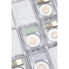 Аркуш-пластик Leuchtturm, для монет у слабах