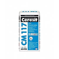 Клеюча суміш Ceresit CM-117 FLEX для облицювання плитками з натурального і штучного каменю (25кг)