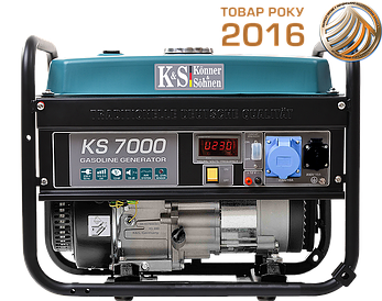 Генератор бензиновий, станція електрична Konner&Sohnen KS 7000, фото 1
