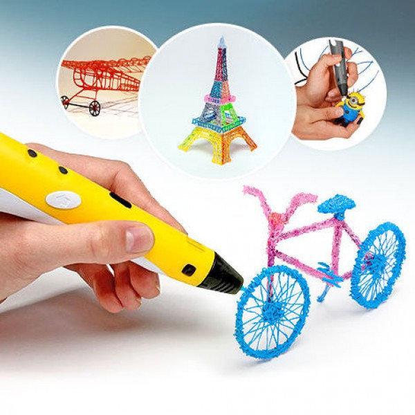 3D ручка Розовая c LCD дисплеем (3D Pen-2) +Подставка - фото 6 - id-p823909391