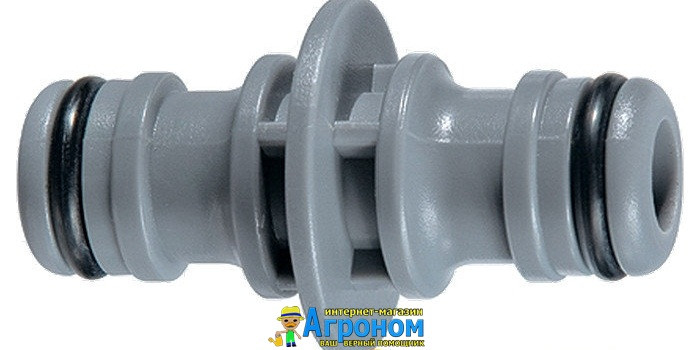 Перехідник з'єднувач штуцерний, двосторонній 1/2" Palisad