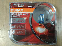 Лампа галогеновая H7 12V 55W "OSRAM" +110% Night Breaker Unlimited OS 64210 NBU DUOBOX производства Германия