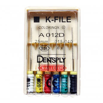 K-Files colorinox dentsply уп. 6 шт.No35,25м